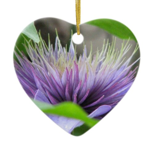 Clematis Flower Blossom Ornament