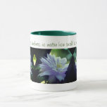 Clematis Flower Inspirational Kindness Quote Mug at Zazzle