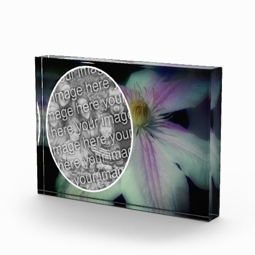 Clematis Flower Petals Create Your Own  Photo Block