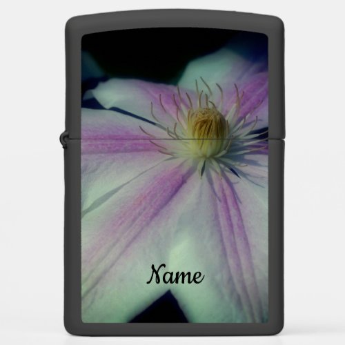 Clematis Flower Petals Up Close Personalized Zippo Lighter