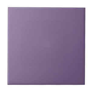 Clematis Flower Purple Square Kitchen and Bathroom Ceramic Tile