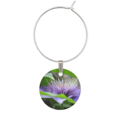 Clematis Flowers Wine Charm