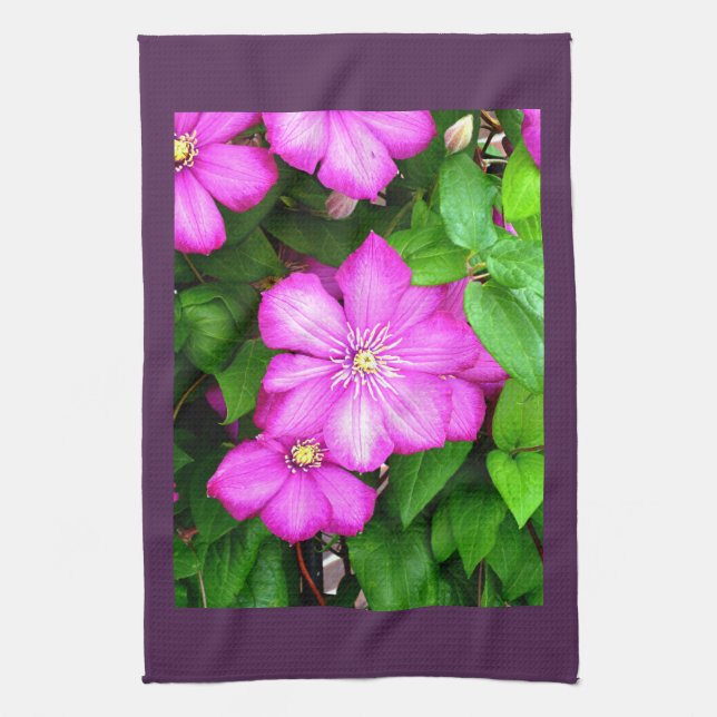 Clematis Kitchen Towel (Vertical)