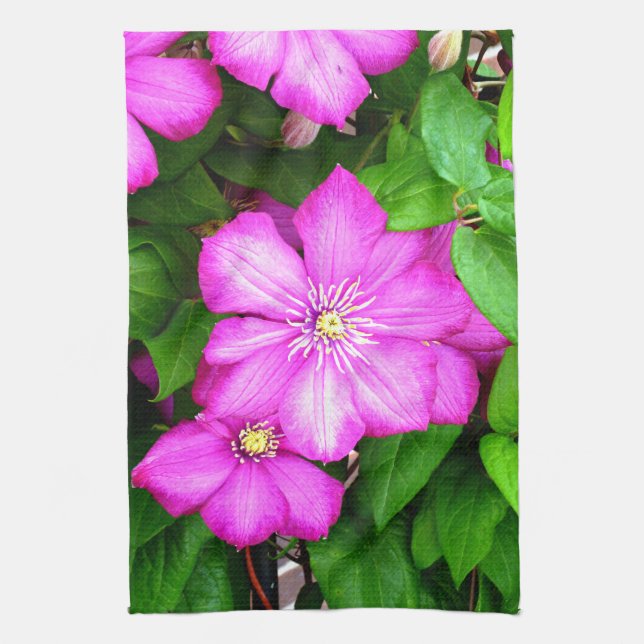 Clematis Kitchen Towel (Vertical)