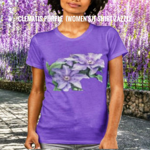 Clematis Purple T-Shirt