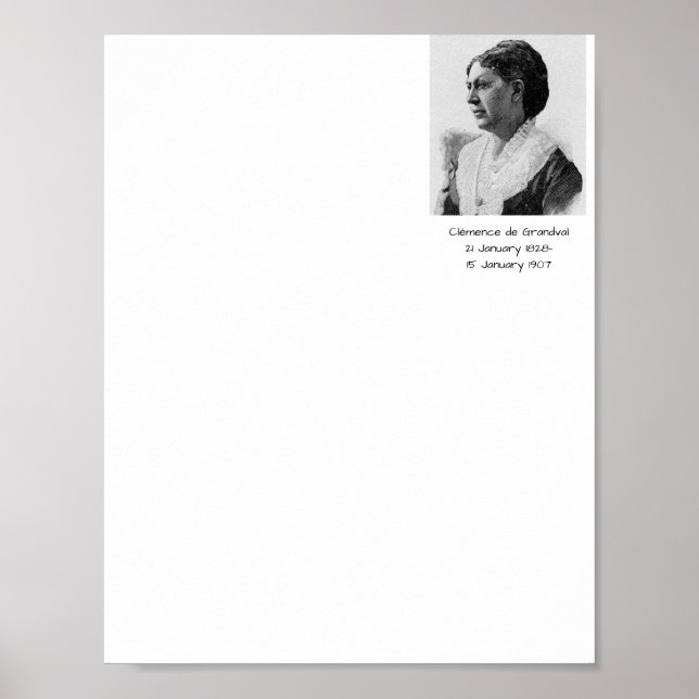 Clémence de Grandval Poster (Front)