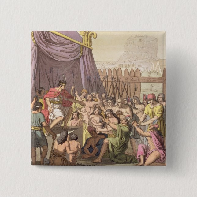 Clemency of Mayta-Capac: offers pardon to conquere Pinback Button (Front)