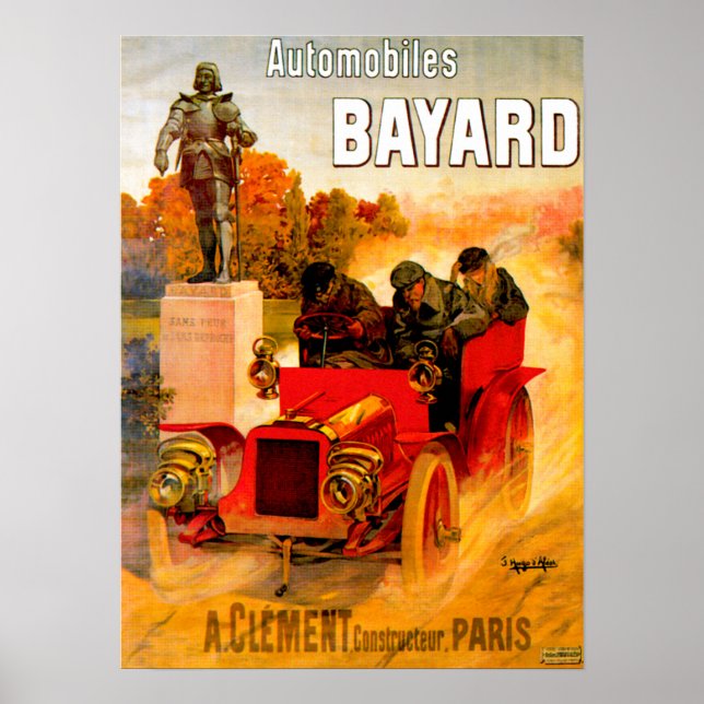 Clément-Bayard ~ Vintage Automobile Advertisement Poster (Front)
