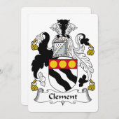 Clement Family Crest (Front/Back)