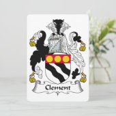 Clement Family Crest (Standing Front)