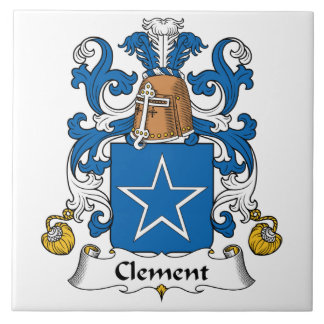 Clement Family Crest Ceramic Tile