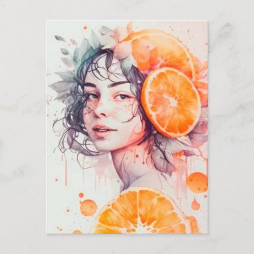 Clementine Holiday Postcard