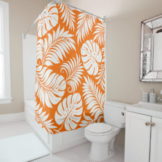 Clementine Palms Shower Curtain