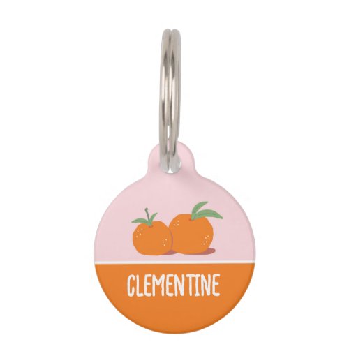 Clementine Pet ID Tag