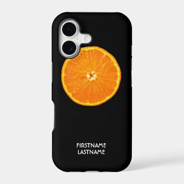 Clementine Slice Iphone Case (Back)