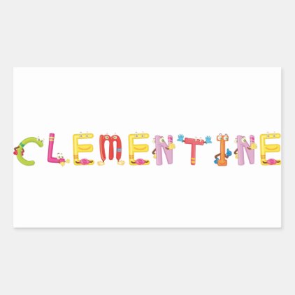 Clementine Sticker