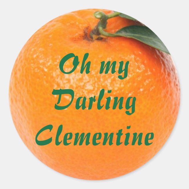 clementine stickers (Front)