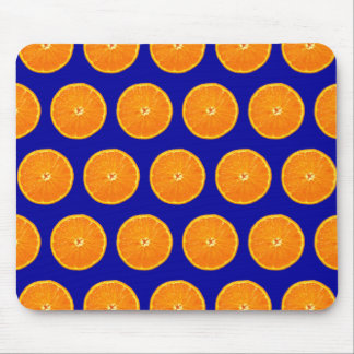 Clementines on Blue Mouse Pad
