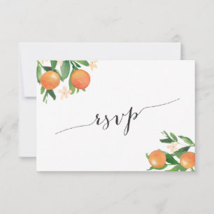 Clementines Oranges Citrus Black Food Choices RSVP Card