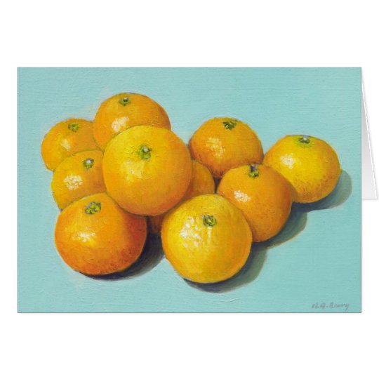 Clementines Still-life Card