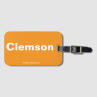 Clemson Bag Tag