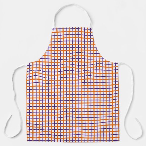 Clemson Colors Apron Pattern 3