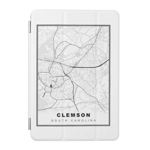 Clemson Map iPad Mini Cover
