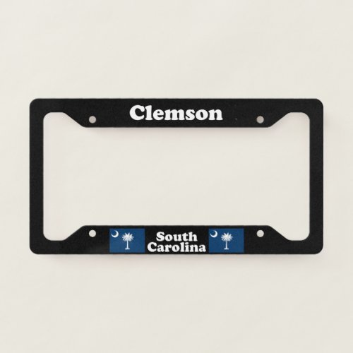 Clemson SC _ LPF License Plate Frame