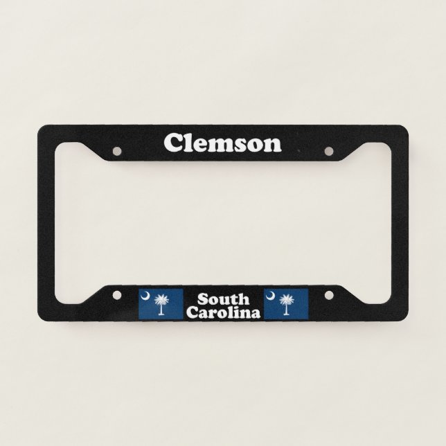 Clemson SC - LPF License Plate Frame (Front)