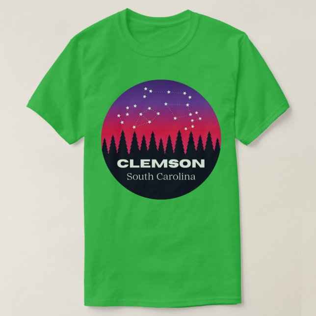 Clemson South olina Tourist Souvenir T-Shirt (Design Front)
