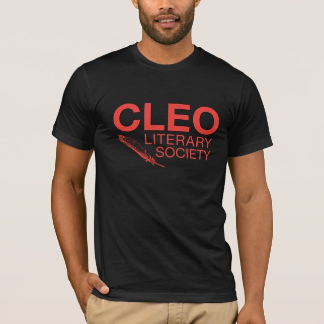 Cleo Literary Society (high quality) T-Shirt (Front)