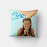 Cleo Throw Pillow at Zazzle