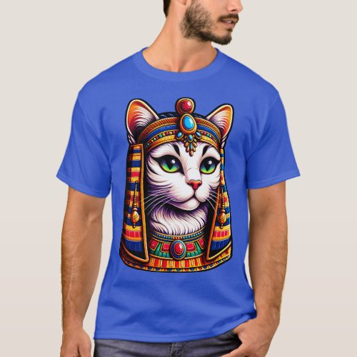 Cleocatra Regal Egyptian Feline Sovereign T_Shirt