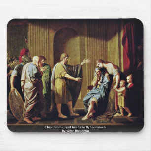 Cleombrotus Sent Into Exile By Leonidas Ii Mouse Pad