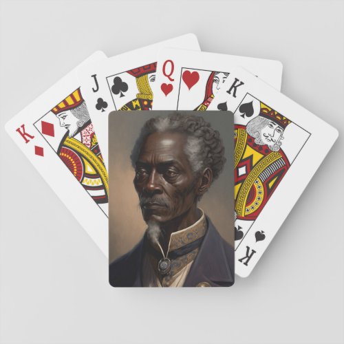 Cleon Portrait Paintings Playing Cards