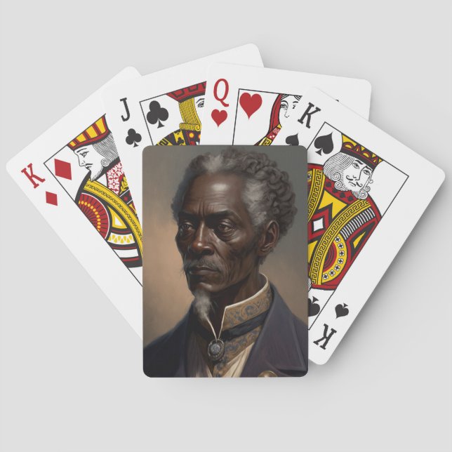 Cleon Portrait Paintings Poker Cards (Back)