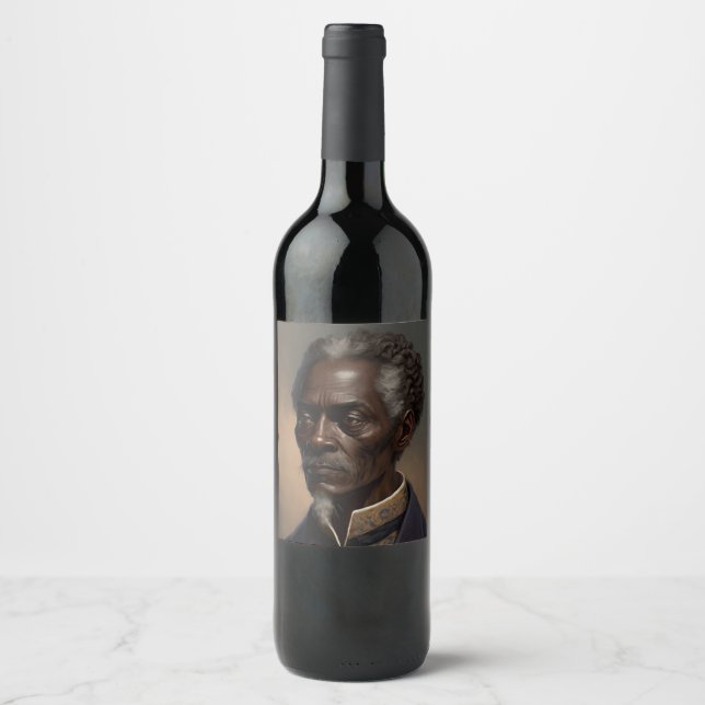 Cleon Portrait Paintings Wine Label (Front)