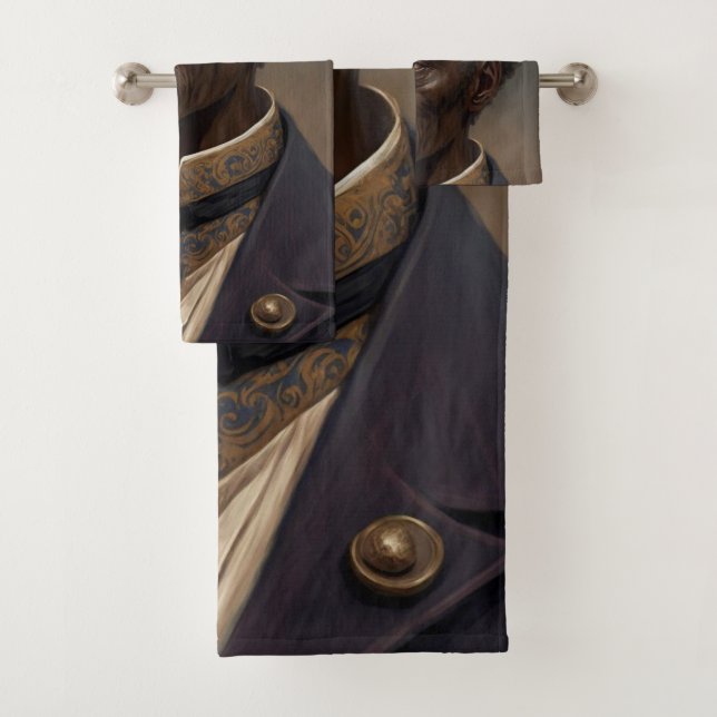Cleon Porträt Gemälde Bath Towel Set (Insitu)