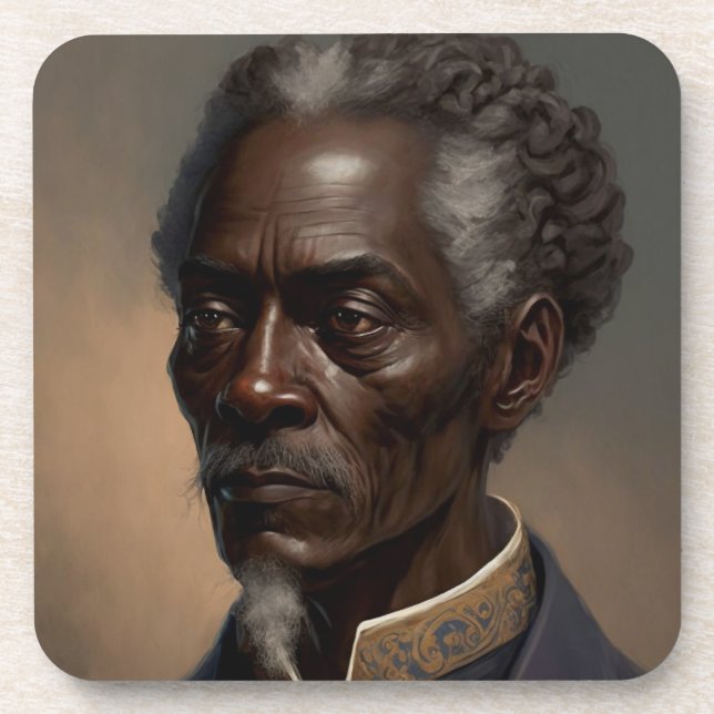 Cleon Porträt Gemälde Beverage Coaster (Front)