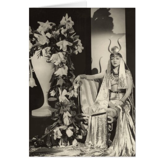 Cleopatra 1934 Claudette Colbert Cards (Front)