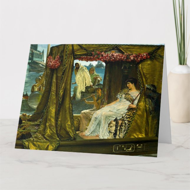 Cleopatra and Anthony 1883 Card (Front)