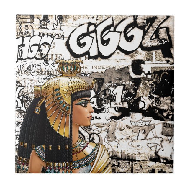 Cleopatra Ceramic Tile (Front)