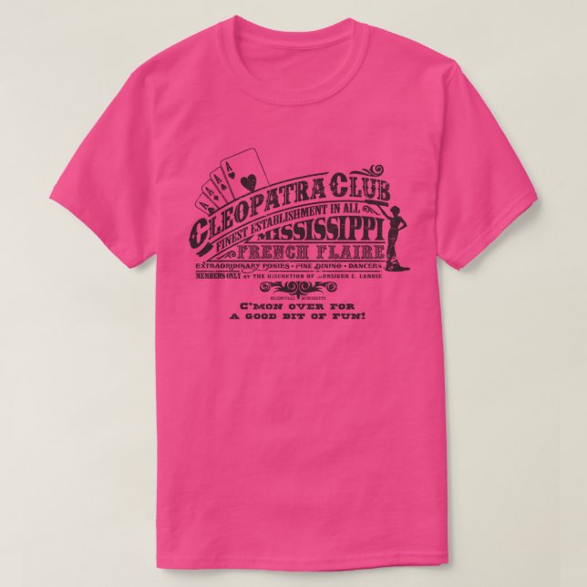 Cleopatra Club T-Shirt (Design Front)