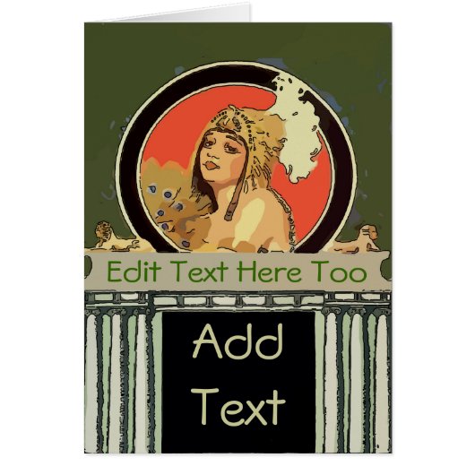 Cleopatra Edit text Cards (Front)