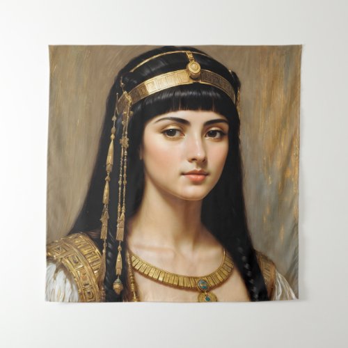 Cleopatra Egyptian Pharaoh Queen Art Tapestry