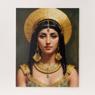 Cleopatra Egyptian Queen Pharaoh Art Jigsaw Puzzle