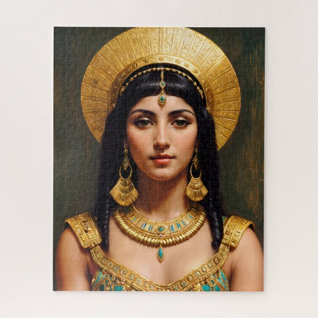 Cleopatra Egyptian Queen Pharaoh Art Jigsaw Puzzle (Vertical)