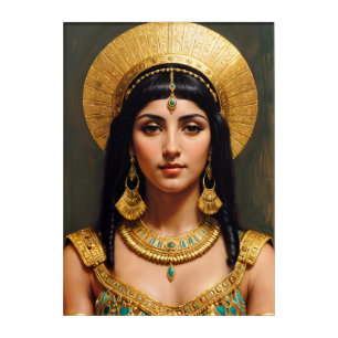 Cleopatra Egyptian Queen Portrait Acrylic Print