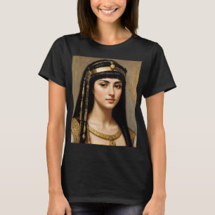 Cleopatra Egyptian Queen Portrait Art T-Shirt