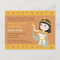 Cleopatra Egyptian Themed Kids Birthday Party